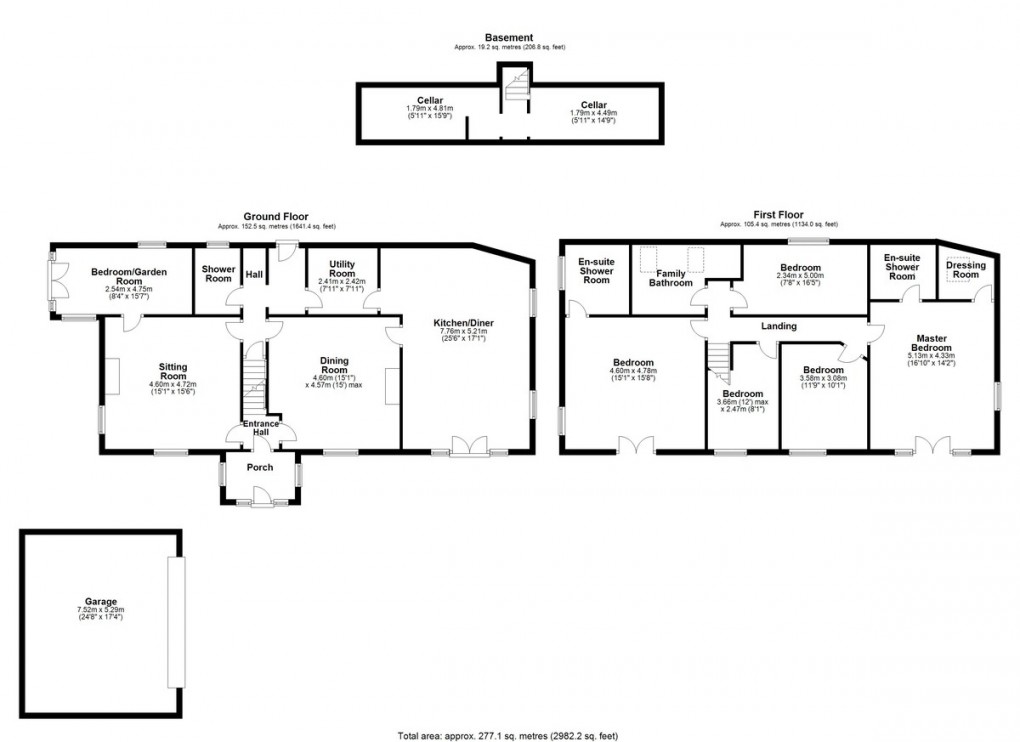 Floorplan for Alpha House , 48 Whitley Road