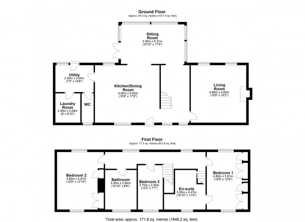 Floorplan for Jebb Lane, Haigh, Barnsley