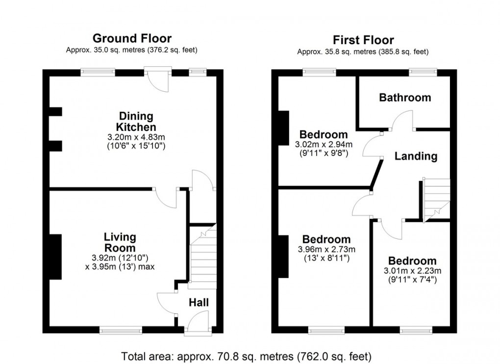 Floorplan for Lascelles Hall Road, Huddersfield