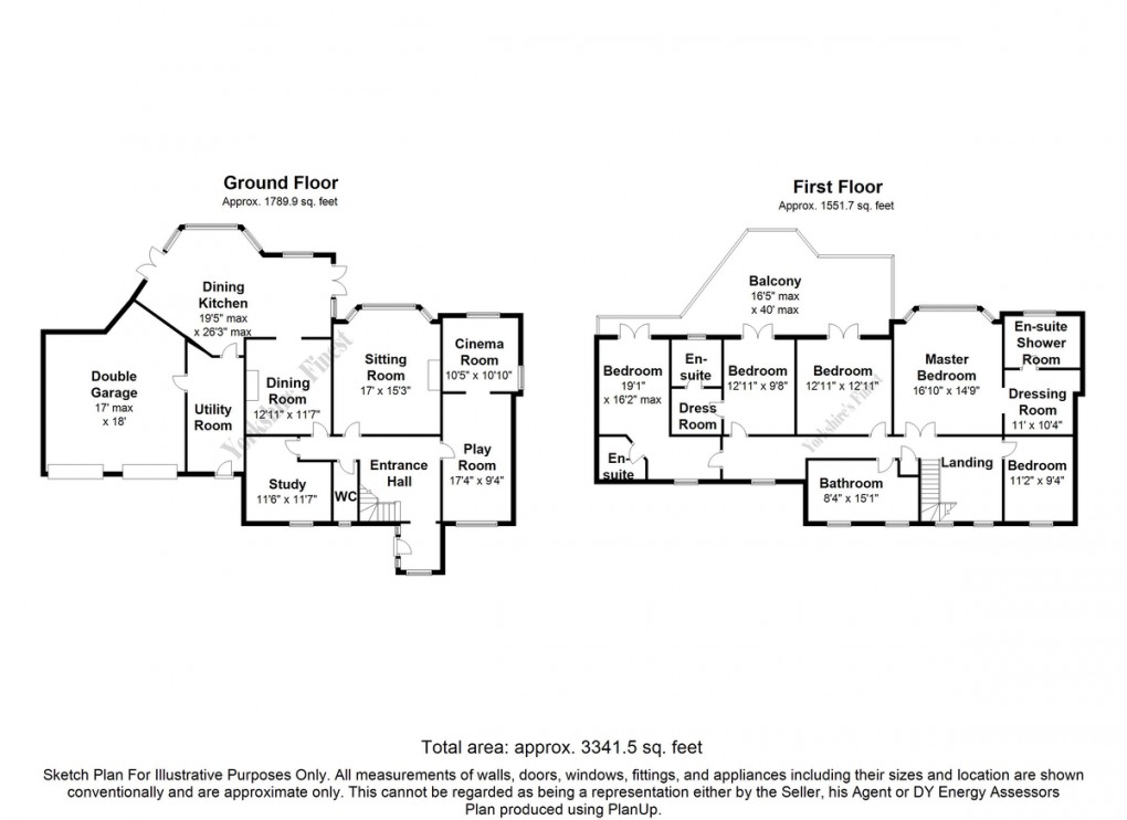 Floorplan for Broad Lane, Upperthong, Holmfirth