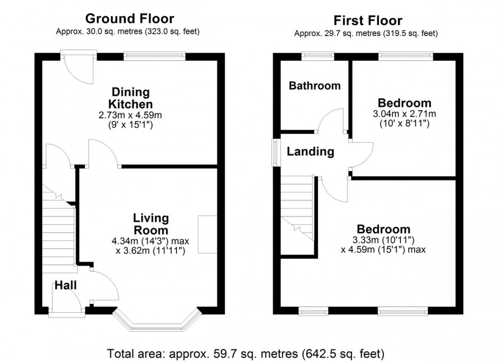 Floorplan for Deyne Road, Huddersfield