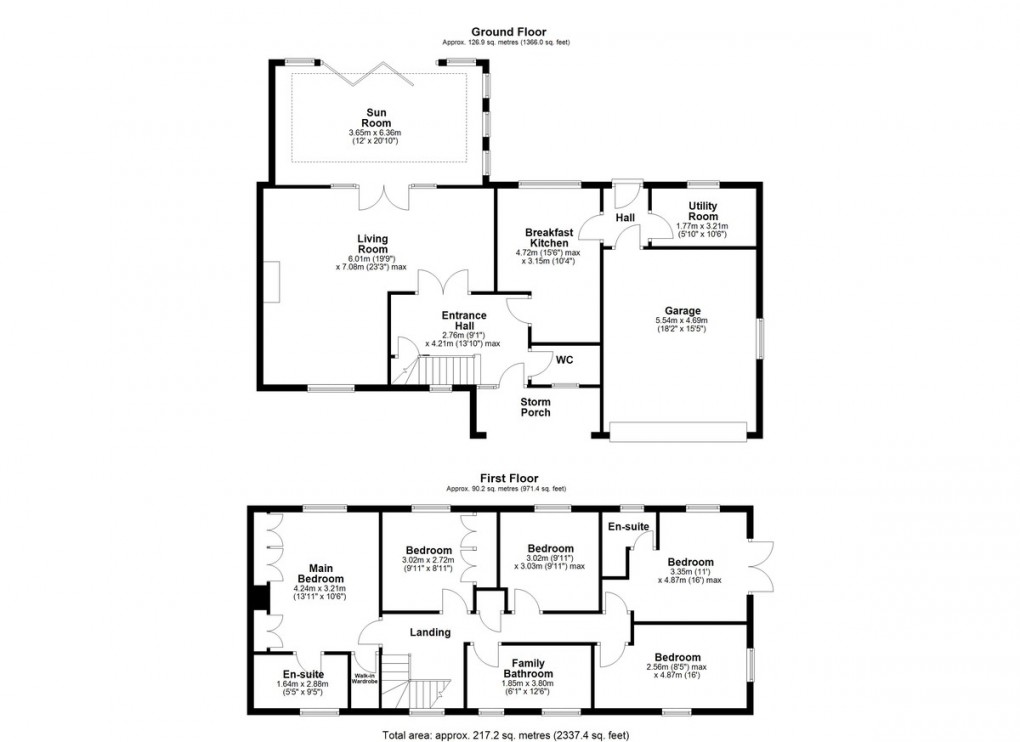 Floorplan for Kirkburton, Huddersfield