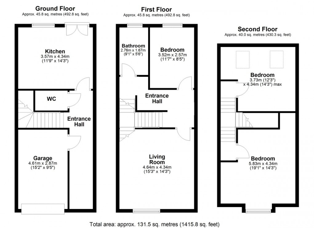 Floorplan for Towngate Fold, Meltham, Holmfirth