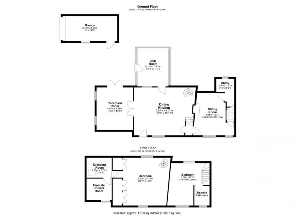 Floorplan for Almondbury Bank, Huddersfield